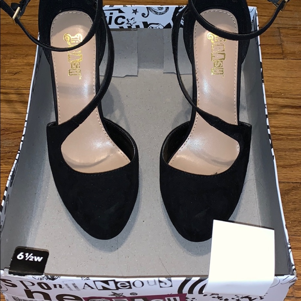 Black heels